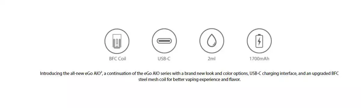 kit eGo AIO 2 mysterious black